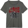 imageStar Wars The Bad Batch Wrecker Hunter Tech Crosshair TShirtAsphalt Grey