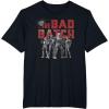 imageStar Wars The Bad Batch Wrecker Hunter Tech Crosshair TShirtBlack