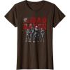 imageStar Wars The Bad Batch Wrecker Hunter Tech Crosshair TShirtBrown