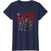 imageStar Wars The Bad Batch Wrecker Hunter Tech Crosshair TShirtNavy Blue