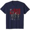 imageStar Wars The Bad Batch Wrecker Hunter Tech Crosshair TShirtNavy Blue