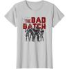 imageStar Wars The Bad Batch Wrecker Hunter Tech Crosshair TShirtSilver Grey