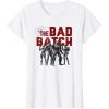 imageStar Wars The Bad Batch Wrecker Hunter Tech Crosshair TShirtWhite