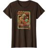 imageStar Wars The Book Of Boba Fett Twin Suns Retro Box Up TShirtBrown