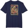 imageStar Wars The Book Of Boba Fett Twin Suns Retro Box Up TShirtNavy Blue