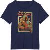 imageStar Wars The Book Of Boba Fett Twin Suns Retro Box Up TShirtNavy Blue