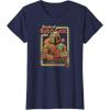 imageStar Wars The Book Of Boba Fett Twin Suns Retro Box Up TShirtNavy Blue