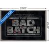 imageTrends International Star Wars The Bad Batch  Logo Wall Poster 34L x 224W Premium Unframed VersionBarnwood Framed Version