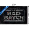 imageTrends International Star Wars The Bad Batch  Logo Wall Poster 34L x 224W Premium Unframed VersionBlack Framed Version
