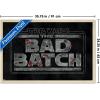 imageTrends International Star Wars The Bad Batch  Logo Wall Poster 34L x 224W Premium Unframed VersionBlonde Framed Version