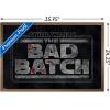 imageTrends International Star Wars The Bad Batch  Logo Wall Poster 34L x 224W Premium Unframed VersionBronze Framed Version