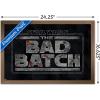 imageTrends International Star Wars The Bad Batch  Logo Wall Poster 34L x 224W Premium Unframed VersionBronze Framed Version
