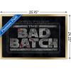 imageTrends International Star Wars The Bad Batch  Logo Wall Poster 34L x 224W Premium Unframed VersionGold Framed Version