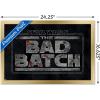 imageTrends International Star Wars The Bad Batch  Logo Wall Poster 34L x 224W Premium Unframed VersionGold Framed Version