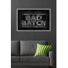 imageTrends International Star Wars The Bad Batch  Logo Wall Poster 34L x 224W Premium Unframed VersionGray Framed Version