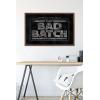 imageTrends International Star Wars The Bad Batch  Logo Wall Poster 34L x 224W Premium Unframed VersionMahogany Framed Version