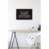 imageTrends International Star Wars The Bad Batch  Logo Wall Poster 34L x 224W Premium Unframed VersionMahogany Framed Version