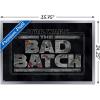 imageTrends International Star Wars The Bad Batch  Logo Wall Poster 34L x 224W Premium Unframed VersionSilver Framed Version