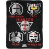 imageJay Franco Star Wars The Bad Batch Batch ampamp Co Throw Blanket  Measures 46 x 60 inches Kids Bedding  Fade Resistant Super Soft FleeceBlack  Bad Batch