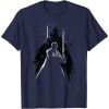 imageStar Wars ObiWan Kenobi Darth Vader Light and Dark TShirtNavy Blue