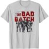 imageStar Wars The Bad Batch Wrecker Hunter Tech Crosshair TShirtSilver Grey