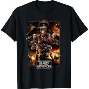 imageStar Wars The Bad Batch Series Poster TShirtBlack