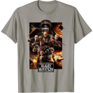 imageStar Wars The Bad Batch Series Poster TShirtSlate Grey