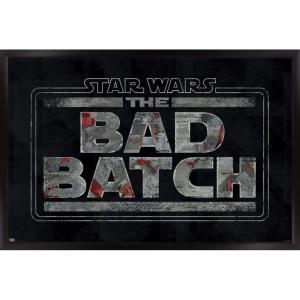 imageTrends International Star Wars The Bad Batch  Logo Wall Poster 34L x 224W Premium Unframed VersionBlack Framed Version