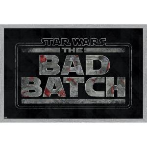 imageTrends International Star Wars The Bad Batch  Logo Wall Poster 34L x 224W Premium Unframed VersionGray Framed Version