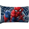 imageJay Franco Star Wars The Book of Boba Fett 1 Single Reversible Pillowcase  Kids Super Soft BeddingBlue  Spiderman