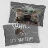 imageJay Franco Star Wars The Book of Boba Fett 1 Single Reversible Pillowcase  Kids Super Soft BeddingGray  Mandalorian