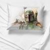 imageJay Franco Star Wars The Book of Boba Fett 1 Single Reversible Pillowcase  Kids Super Soft BeddingWhite  Boba Fett