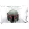imageJay Franco Star Wars The Book of Boba Fett 1 Single Reversible Pillowcase  Kids Super Soft BeddingWhite  Boba Fett