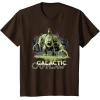 imageStar Wars The Book of Boba Fett Galactic Outlaw Rancor Rider TShirtBrown