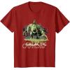 imageStar Wars The Book of Boba Fett Galactic Outlaw Rancor Rider TShirtCranberry Red