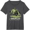 imageStar Wars The Book of Boba Fett Galactic Outlaw Rancor Rider TShirtDark Heather Grey