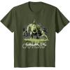 imageStar Wars The Book of Boba Fett Galactic Outlaw Rancor Rider TShirtOlive Green