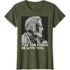 imageStar Wars Vintage ObiWan Kenobi May the Force Be With You TShirtOlive Green