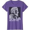 imageStar Wars Vintage ObiWan Kenobi May the Force Be With You TShirtPurple Heather