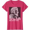 imageStar Wars Vintage ObiWan Kenobi May the Force Be With You TShirtRed Heather