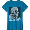 imageStar Wars Vintage ObiWan Kenobi May the Force Be With You TShirtSapphire Blue