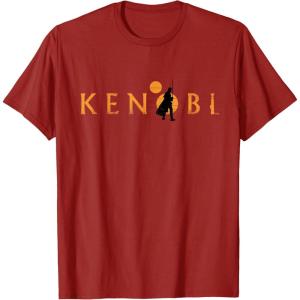 imageStar Wars ObiWan Kenobi Jedi Tatooine TShirtCranberry Red
