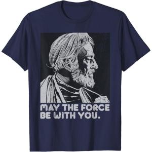 imageStar Wars Vintage ObiWan Kenobi May the Force Be With You TShirtNavy Blue