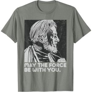 imageStar Wars Vintage ObiWan Kenobi May the Force Be With You TShirtOlive Heather