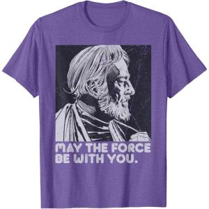 imageStar Wars Vintage ObiWan Kenobi May the Force Be With You TShirtPurple Heather