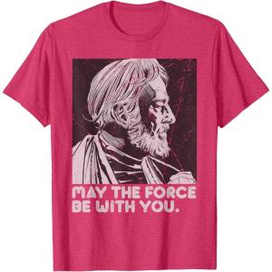 imageStar Wars Vintage ObiWan Kenobi May the Force Be With You TShirtRed Heather