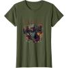 imageStar Wars The Book Of Boba Fett Tusken Raider Group Shot TShirtOlive Green