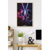 imageTrends International Star Wars ObiWan Kenobi  Duel Wall Poster 22375quot x 34quot Premium Unframed VersionBlonde Framed Version