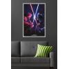 imageTrends International Star Wars ObiWan Kenobi  Duel Wall Poster 22375quot x 34quot Premium Unframed VersionGray Framed Version