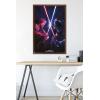 imageTrends International Star Wars ObiWan Kenobi  Duel Wall Poster 22375quot x 34quot Premium Unframed VersionMahogany Framed Version